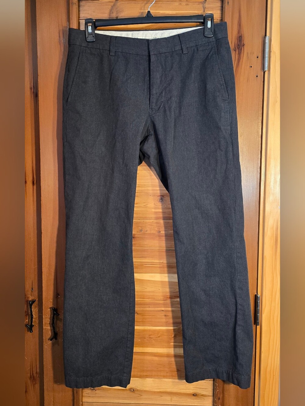 GAP Men's Charcoal Dress Pants in Dark Gray 34x32